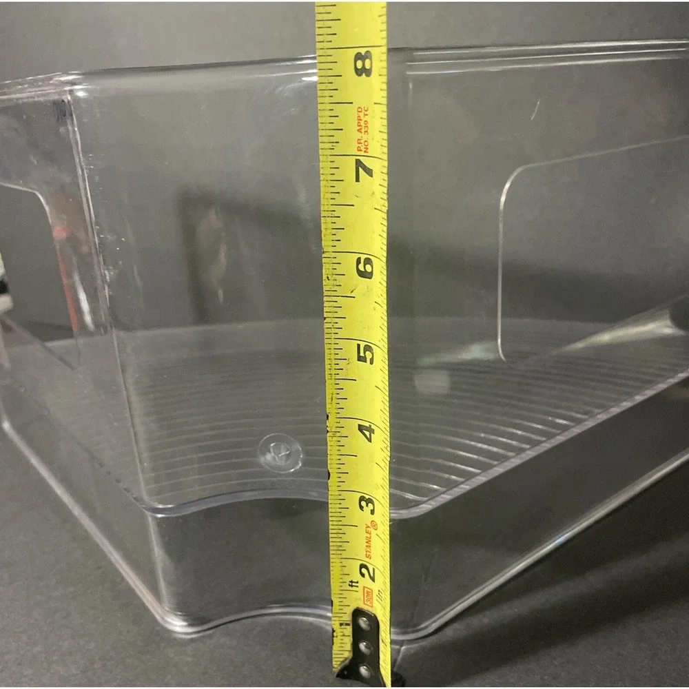 2 Large Clear corner shelf Pieces‎